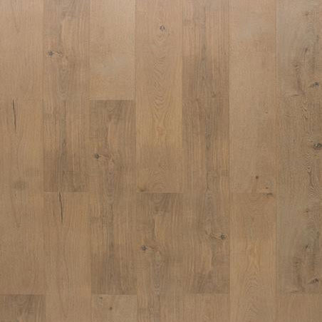 Fawn Trident Laminate Flooring with Built-In EIR Backing and AC4 wear layer